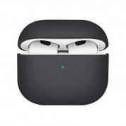 Uniq AirPods 3 Lino Silicone Case - силиконов (TPU) калъф за Apple AirPods 3 (черен)