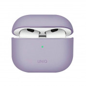 Uniq AirPods 3 Lino Silicone Case - силиконов (TPU) калъф за Apple AirPods 3 (лилав)
