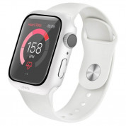 Uniq Nautic Apple Watch Case 40mm - качествен твърд кейс с вграден стъклен протектор за дисплея на Apple Watch 40мм (бял) 2
