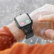Uniq Nautic Apple Watch Case 40mm - качествен твърд кейс с вграден стъклен протектор за дисплея на Apple Watch 40мм (черен) 4