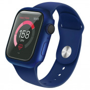 Uniq Nautic Apple Watch Case 40mm - качествен твърд кейс с вграден стъклен протектор за дисплея на Apple Watch 40мм (син) 3