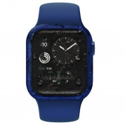 Uniq Nautic Apple Watch Case 40mm - качествен твърд кейс с вграден стъклен протектор за дисплея на Apple Watch 40мм (син) 2