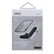 Uniq Nautic Apple Watch Case 44mm - качествен твърд кейс с вграден стъклен протектор за дисплея на Apple Watch 44мм (бял) 5