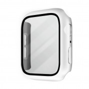 Uniq Nautic Apple Watch Case 44mm - качествен твърд кейс с вграден стъклен протектор за дисплея на Apple Watch 44мм (бял) 1