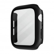Uniq Nautic Apple Watch Case 44mm - качествен твърд кейс с вграден стъклен протектор за дисплея на Apple Watch 44мм (черен) 1