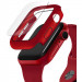 Uniq Nautic Apple Watch Case 44mm - качествен твърд кейс с вграден стъклен протектор за дисплея на Apple Watch 44мм (червен) 1
