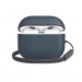 Uniq Terra Genuine Leather Case - кожен кейс (естествена кожа) за Apple Airpods 3 (тъмносин) 1