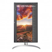 LG 27UP850-W 27inch UHD 4K IPS, VESA DisplayHDR 400 - 27 инчов 4k UHD матов монитор с вградени колонки и възможност за VESA захващане 2