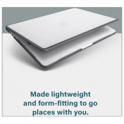 Uniq Venture Hybrid Case - удароустойчив хибриден кейс за MacBook Air 13 (2018-2020), MacBook Air 13 M1 (2020) (черен-прозрачен) 1