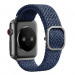 Uniq Aspen Adjustable Braided Band - текстилна каишка за Apple Watch 38мм, 40мм, 41мм (тъмносин) 3
