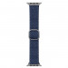 Uniq Aspen Adjustable Braided Band - текстилна каишка за Apple Watch 38мм, 40мм, 41мм (тъмносин) 6
