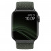 Uniq Aspen Adjustable Braided Band  - текстилна каишка за Apple Watch 38мм, 40мм, 41мм (зелен) 4