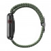 Uniq Aspen Adjustable Braided Band  - текстилна каишка за Apple Watch 38мм, 40мм, 41мм (зелен) 2