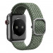 Uniq Aspen Adjustable Braided Band  - текстилна каишка за Apple Watch 38мм, 40мм, 41мм (зелен) 3