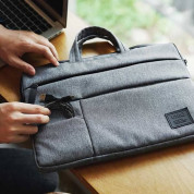 Uniq Cavalier Laptop Bag 15 - елегантна чанта за MacBook Pro 15 и лаптопи до 15 инча (черен) 5