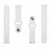 Tactical 436 Silicone Sport Band 20mm - силиконова каишка за Samsung Galaxy Watch, Huawei Watch, Xiaomi, Garmin и други часовници с 20мм захват (бял) 3