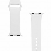 Tactical 465 Silicone Sport Band - силиконова каишка за Apple Watch 38мм, 40мм, 41мм (бял) 1