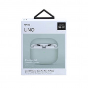 Uniq AirPods 3 Lino Silicone Case - силиконов (TPU) калъф за Apple AirPods 3 (светлозелен) 3