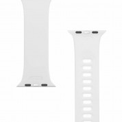 Tactical 797 Silicone Sport Band with Buckle for Apple Watch 42mm, 44mm, 45mm, Ultra 49mm (white) 1