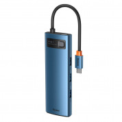 Baseus USB-C Metal Gleam Series 8-in-1 Hub (WKWG000103) (blue) 2