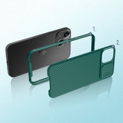 Nillkin CamShield Pro Case - хибриден удароустойчив кейс за iPhone 13 (син) 7