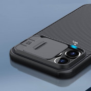 Nillkin CamShield Pro Case - хибриден удароустойчив кейс за iPhone 13 Pro (син) 6