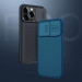 Nillkin CamShield Pro Case - хибриден удароустойчив кейс за iPhone 13 Pro (син) 6