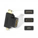 Ugreen Female HDMI to mini HDMI + micro HDMI male Adapter - адаптер за преобразуване от HDMI към mini HDMI или micro HDMI (черен) 3