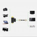 Ugreen Female HDMI to mini HDMI + micro HDMI male Adapter - адаптер за преобразуване от HDMI към mini HDMI или micro HDMI (черен) 7
