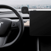 Spigen OneTap Tesla Model Y/3 Magnetic Car Mount - магнитна поставка за кола съвместима с Tesla автомобили за iPhone с Magsafe (черен) 9