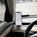 Spigen OneTap Tesla Model Y/3 Magnetic Dashboard Car Mount - магнитна поставка за кола съвместима с таблото на Tesla автомобили за iPhone с Magsafe (черен) 11