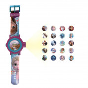 Lexibook Disney Frozen II Children's Projection Watch with 20 Images  - детски часовник със силиконова каишка и проектор (шарен)