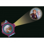 Lexibook Disney Frozen II Children's Projection Watch with 20 Images  - детски часовник със силиконова каишка (шарен) 2