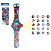 Lexibook Disney Frozen II Children's Projection Watch with 20 Images  - детски часовник със силиконова каишка и проектор (шарен) 1