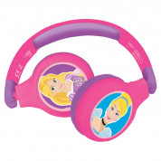 Lexibook Disney Princess Bluetooth & Wired Foldable Headphones (pink) 2