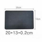 Magic Sticky Anti-Slip Car Pad - лепяща силиконова поставка за мобилни телефони за кола (20 x 13 см) 8