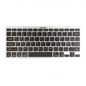 Infapower Compact Bluetooth Keyboard - безжична блутут клавиатура за компютри и таблети с Bluetooth (сребрист-черен)