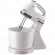 Infapower 7 Speed Hand Mixer 100w with Bowl & Stand 100W (white)