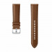 Samsung Stitch Leather Band 22mm (ET-SLR84LAE) - оригинална кожена каишка за Samsung Galaxy Watch, Huawei Watch, Xiaomi, Garmin и други часовници с 22мм захват (кафяв) 1