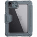 Nillkin Bumper PRO Protective Stand Case - удароустойчив хибриден кейс за iPad mini 6 (2021) (тъмносив) 2