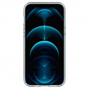 Spigen Ultra Hybrid MagSafe Case - хибриден кейс с висока степен на защита с MagSafe за iPhone 12, iPhone 12 Pro (бял-прозрачен)  2