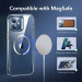 ESR CH HaloLock MagSafe Case - хибриден удароустойчив кейс с MagSafe за iPhone 12, iPhone 12 Pro (прозрачен) 5