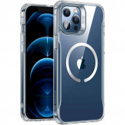 ESR CH HaloLock MagSafe Case - хибриден удароустойчив кейс с MagSafe за iPhone 12, iPhone 12 Pro (прозрачен) 3