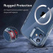 ESR CH HaloLock MagSafe Case - хибриден удароустойчив кейс с MagSafe за iPhone 12, iPhone 12 Pro (прозрачен) 12