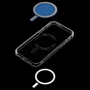 Joyroom Michael Series MagSafe Case - хибриден кейс с висока степен на защита с MagSafe за iPhone 12, iPhone 12 Pro (прозрачен)  9