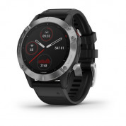 Garmin Fenix 6 Multisport GPS Watch (silver with black band)