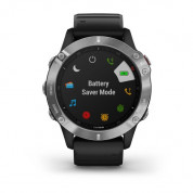 Garmin Fenix 6 - мултиспорт GPS часовник (сребрист с черна каишка)  3