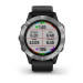 Garmin Fenix 6 - мултиспорт GPS часовник (сребрист с черна каишка)  9