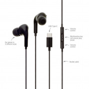 4smarts Active In-Ear Stereo Headset Melody Digital Basic USB-C - активни слушалки с USB-C кабел, управление на звука и микрофон (черен)  1