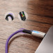 Baseus Water Drop USB-C to USB-C Cable PD 2.0 60W (CATGH-J09) - кабел с въжена оплетка за устройства с USB-C порт (100 см) (черен) 12